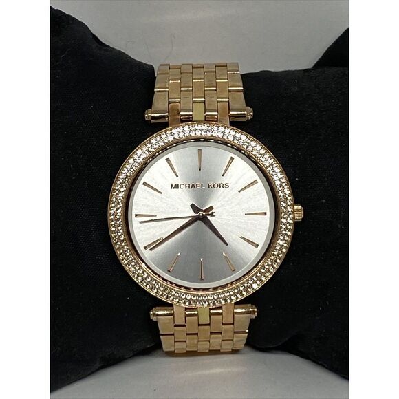 Michael Kors MK3402 Women Stainless Steel Analog Silver Dial Quartz Watch WO707 - Picture 1 of 12